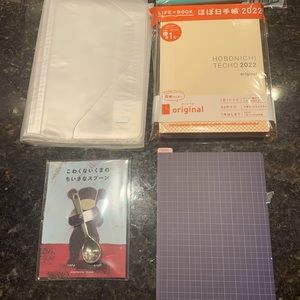 2022 Hobonichi Techos Original Mon. Start x 2 and Accessories